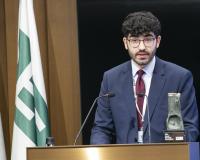 Rodrigo León Nardo durante la gala del XXXIV Premio Estudios Financieros.